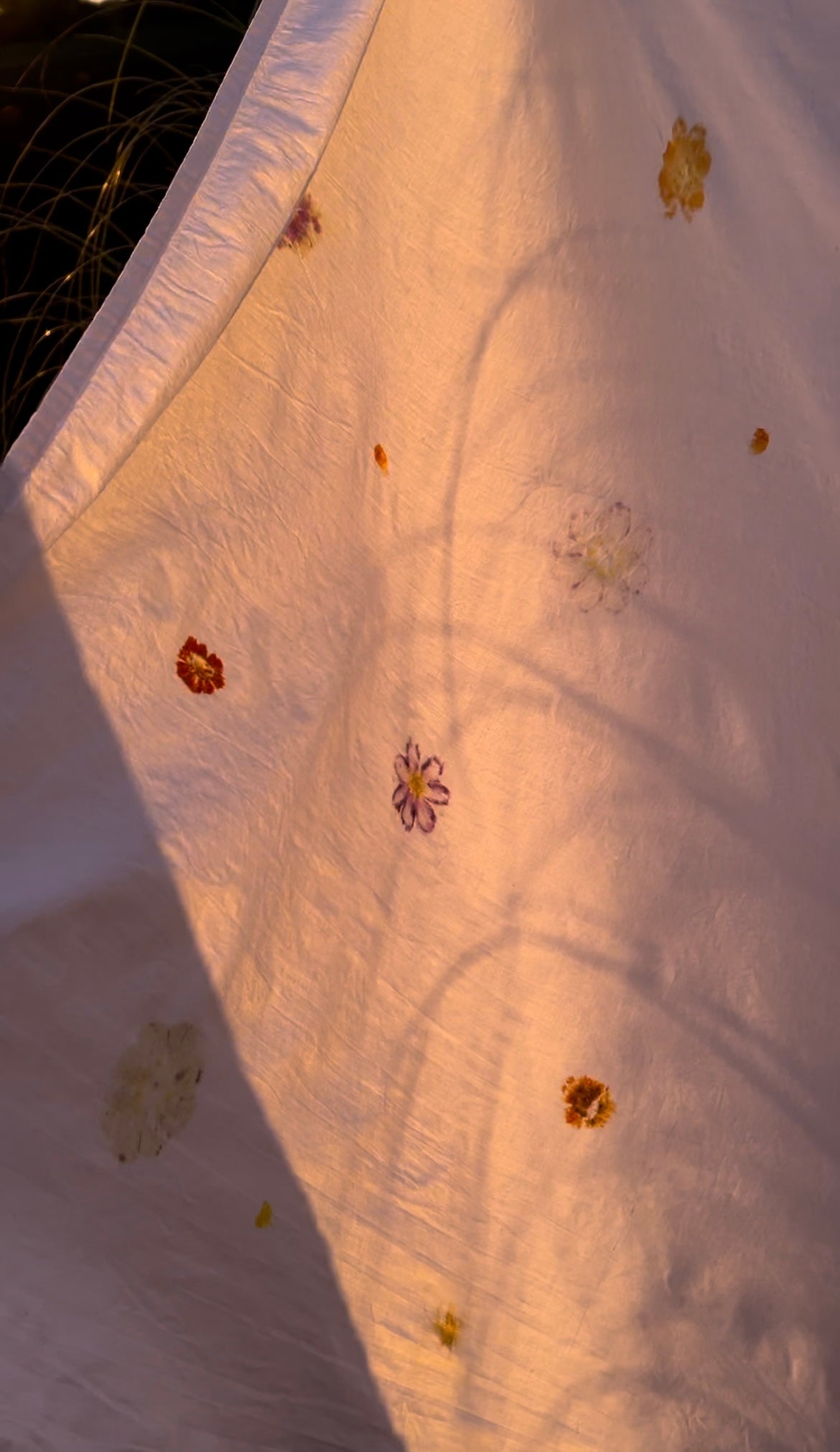 Eco printing with pressed & fresh flowers - Natural Dye Tutorial English