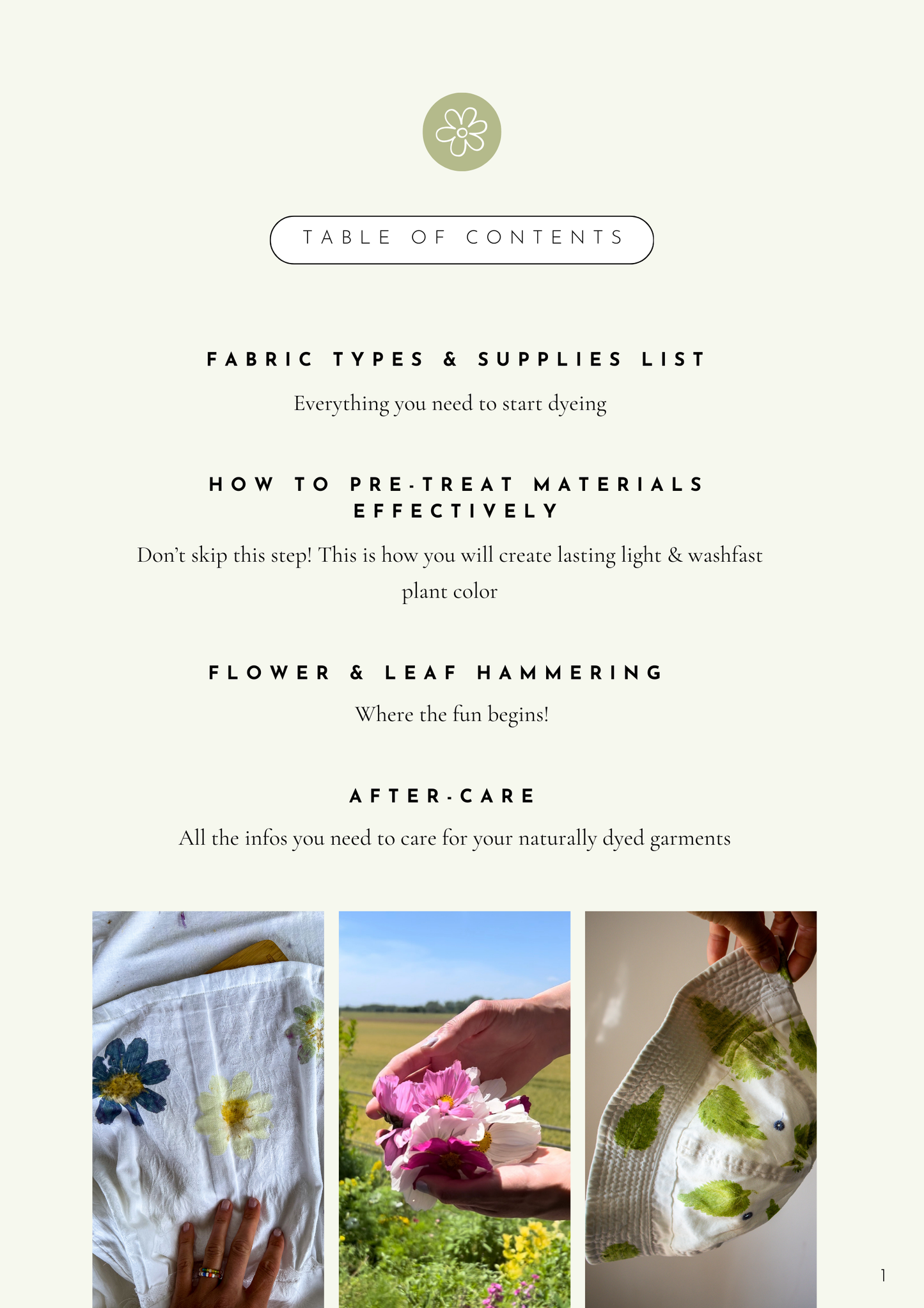 Flower & Leaf Hammering - Natural Dye Tutorial