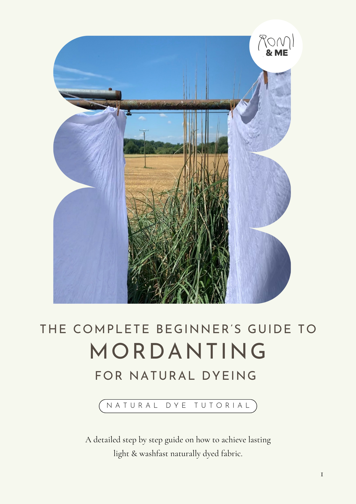 The Complete Beginners Guide to Mordanting for Natural Dyeing - Natural Dye Tutorial English
